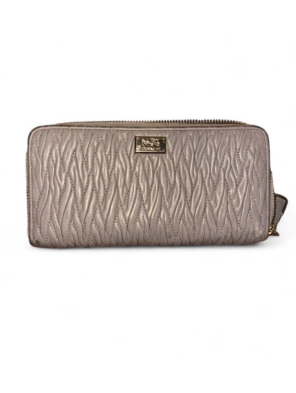 Women’s Coach Leather Accordion Wallet